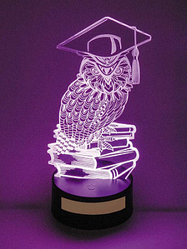 Сувенир-светильник «Сова» - PS1492-Z