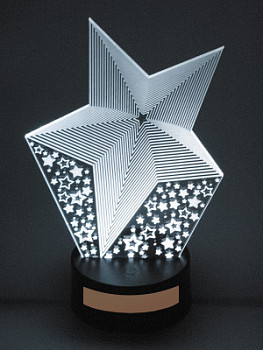 Сувенир-светильник «Звезда» - PS1493-Z